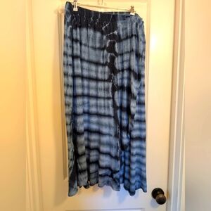 GO COUTURE tie dye Faux Wrap Skirt
